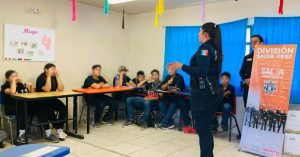 VISITA DE LA POLICIA ESTATA DE LA DIVISIÓN SALVA